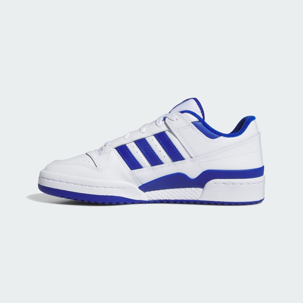 Basket Adidas Forum Low Blanche Bleu Homme | RZQ-72223281