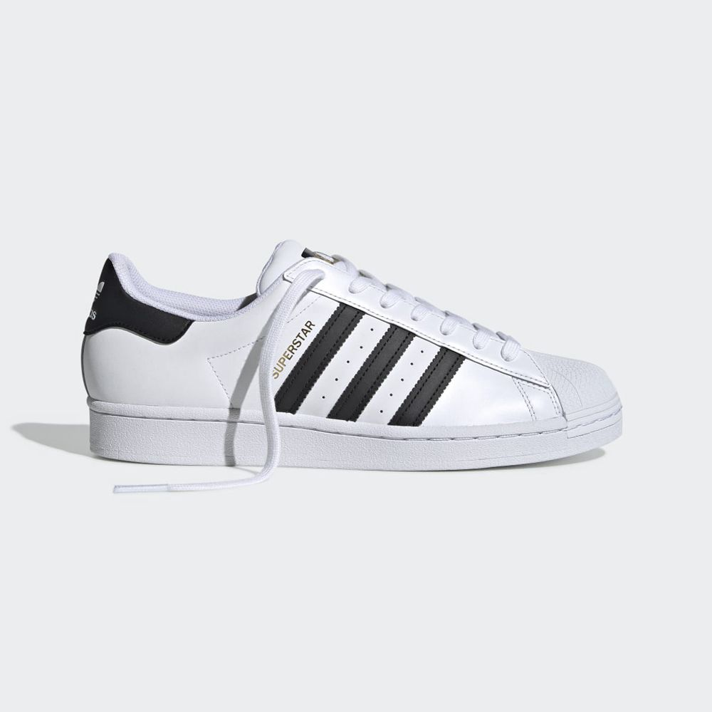 Basket Adidas Superstar Blanche Noir Homme | ZMD-73665128