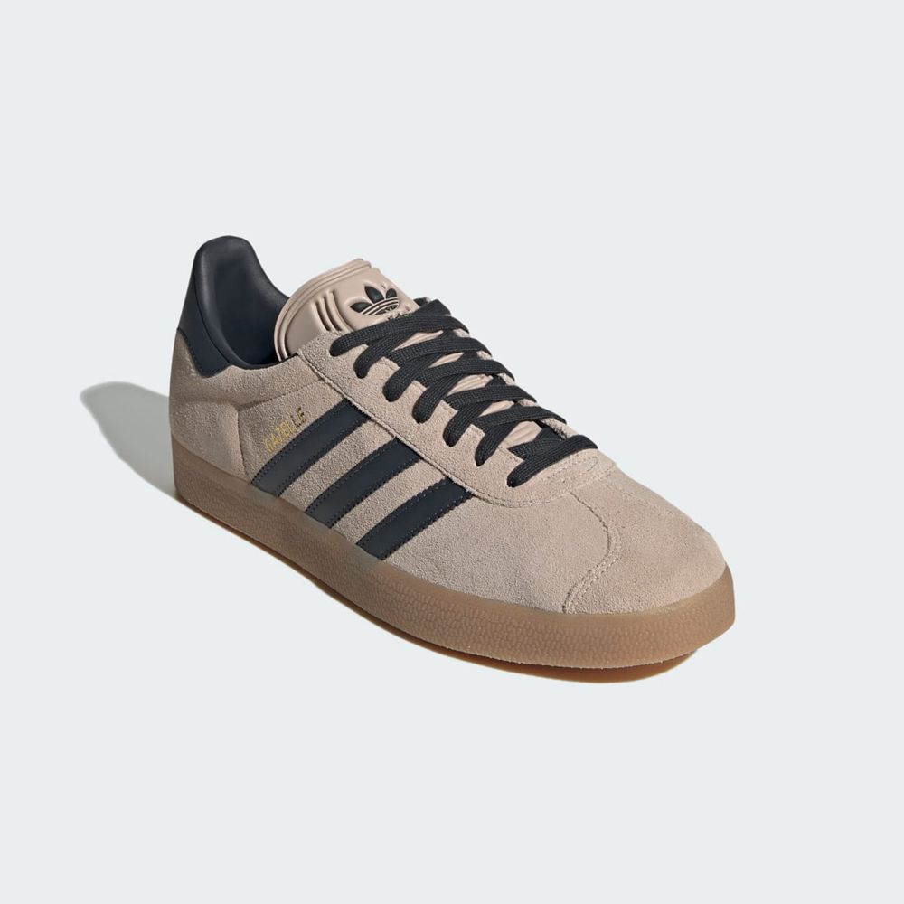 Basket Adidas Gazelle Grise Bleu Marine Homme | LID-49413005