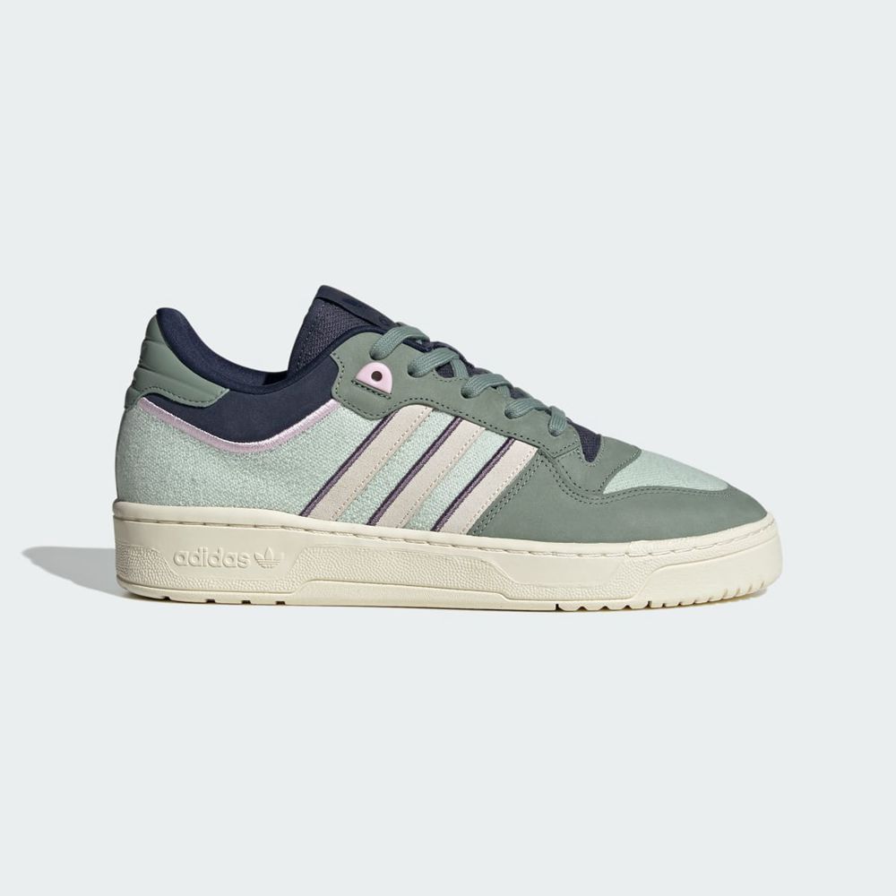 Basket Adidas Rivalry Low 86 Vert Blanche Homme | FJO-36541335