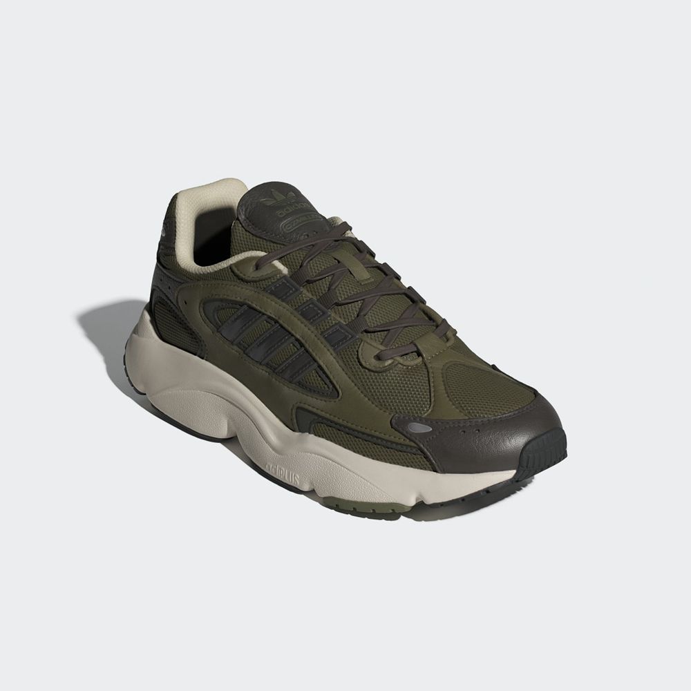 Basket Adidas Ozmillen Vert Olive Grise Homme | CPC-42751276