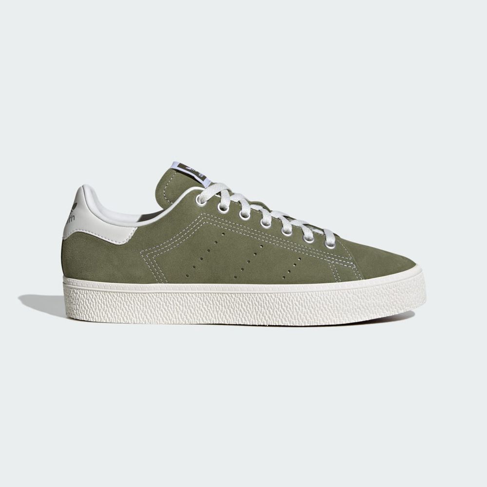 Basket Adidas Stan Smith CS Vert Olive Blanche Homme | JKO-61683066