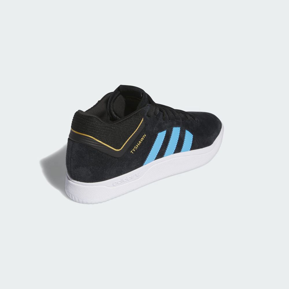 Basket Adidas Tyshawn Noir Grise Bleu Homme | DMM-80300611