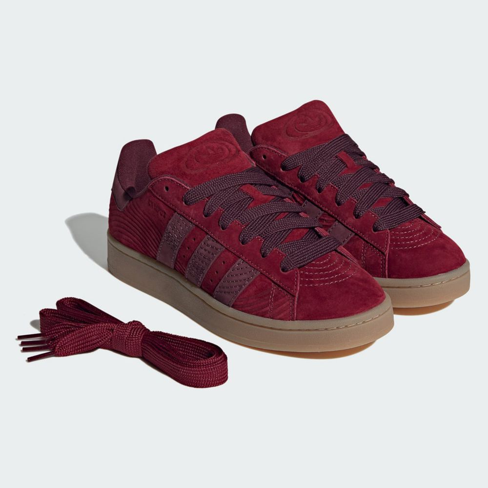 Basket Adidas Campus 00s Bordeaux Blanche Homme | RZL-74647890