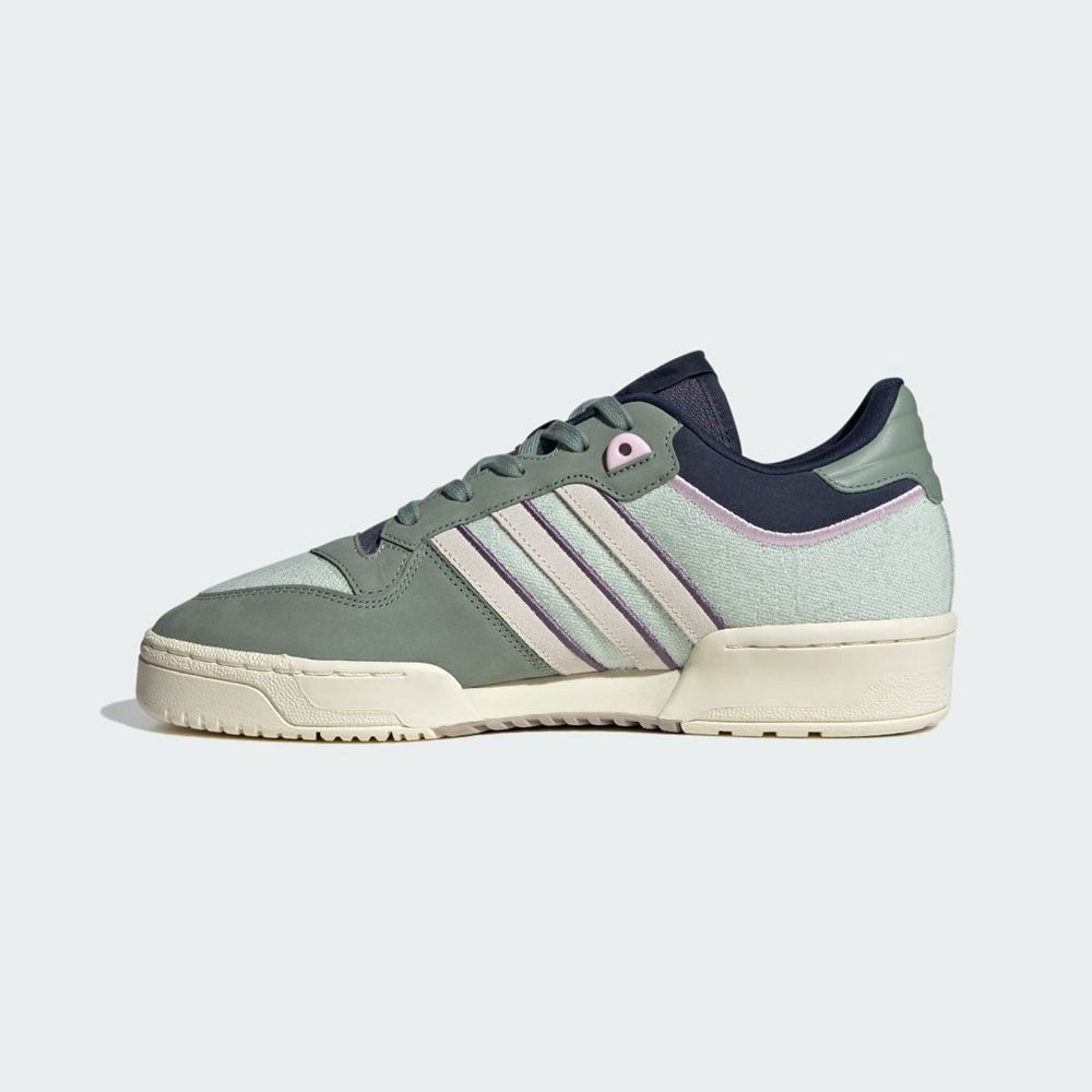 Basket Adidas Rivalry Low 86 Vert Blanche Homme | FJO-36541335