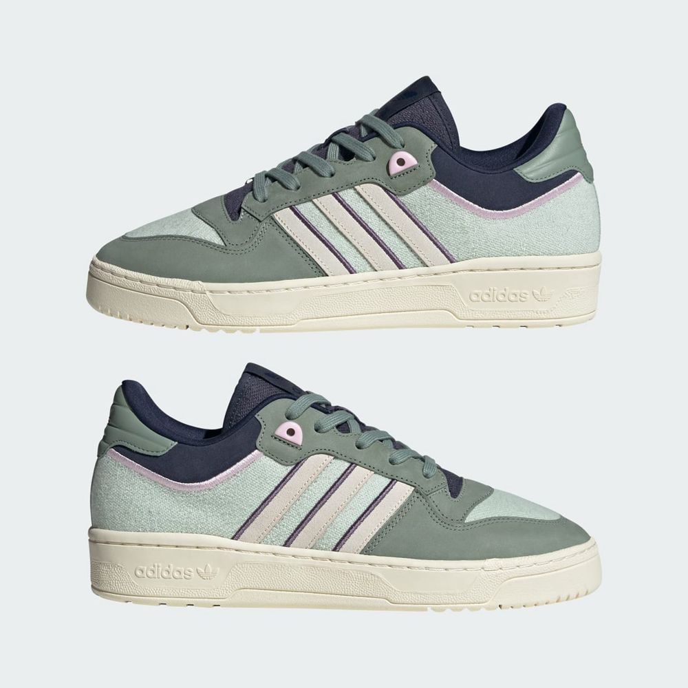 Basket Adidas Rivalry Low 86 Vert Blanche Homme | FJO-36541335