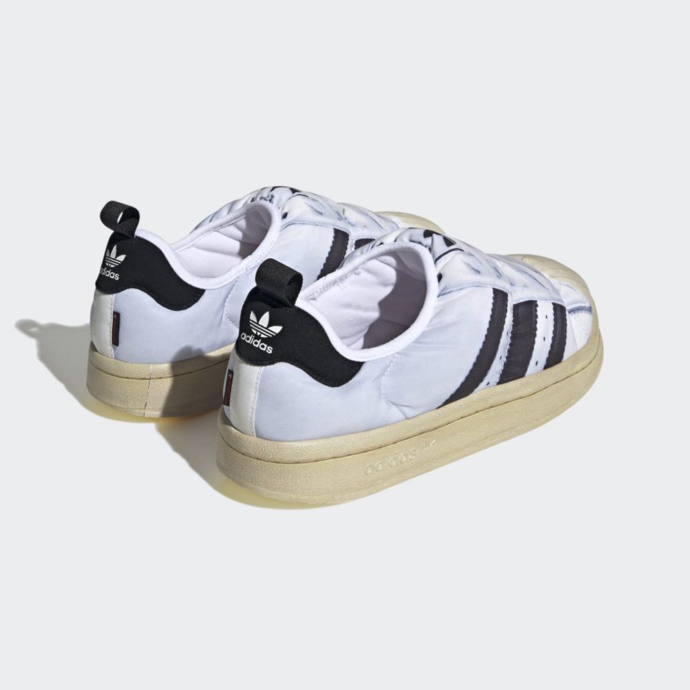 Basket Adidas Puffylette Superstar Blanche Noir Homme | KJS-79985655