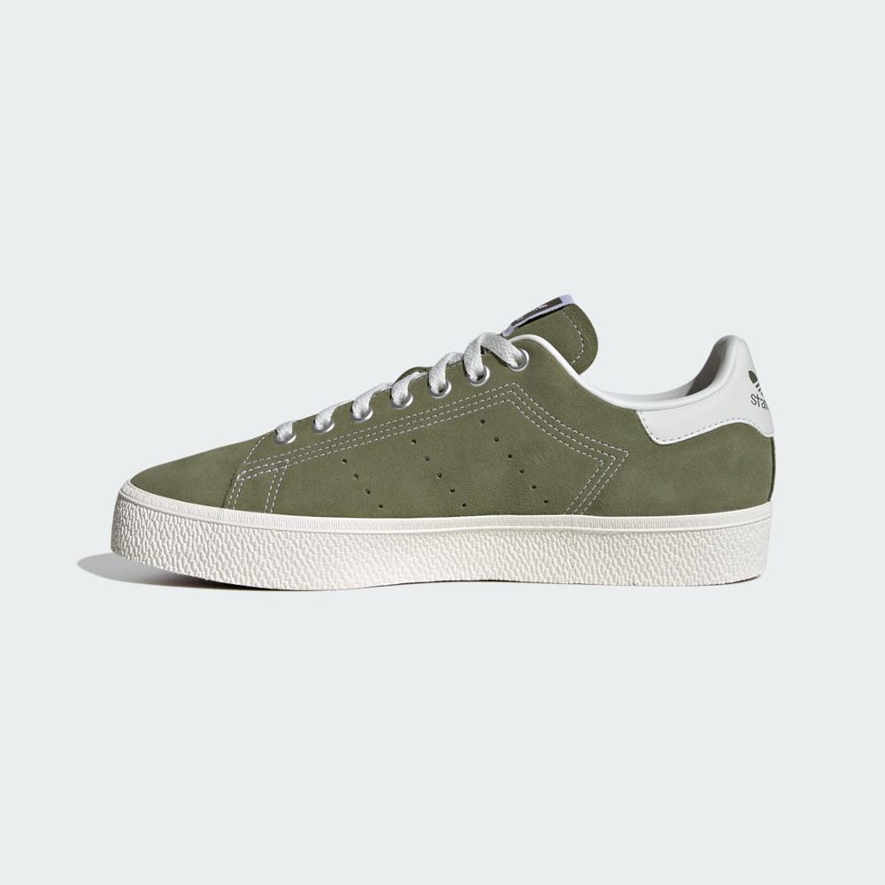 Basket Adidas Stan Smith CS Vert Olive Blanche Homme | JKO-61683066