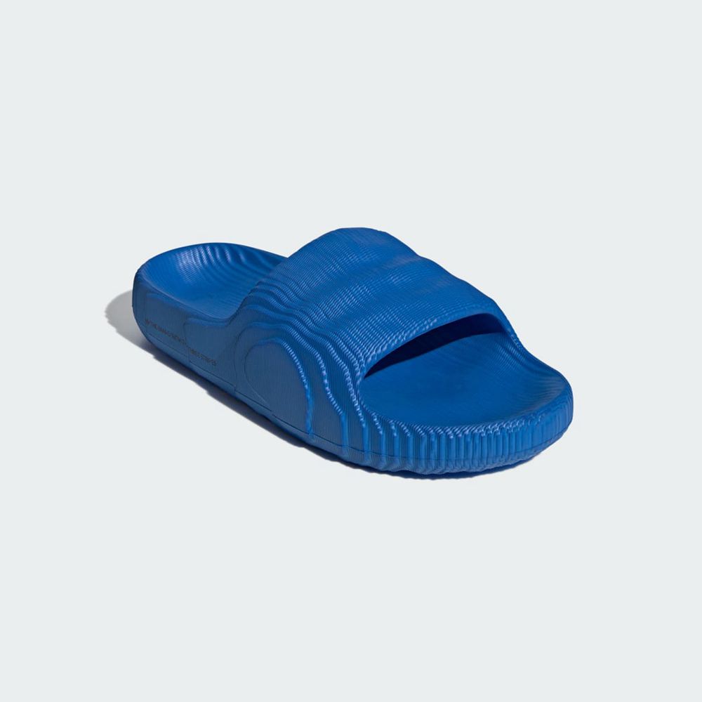 Claquette Adidas Adilette 22 Bleu Noir Homme | IQS-21281657