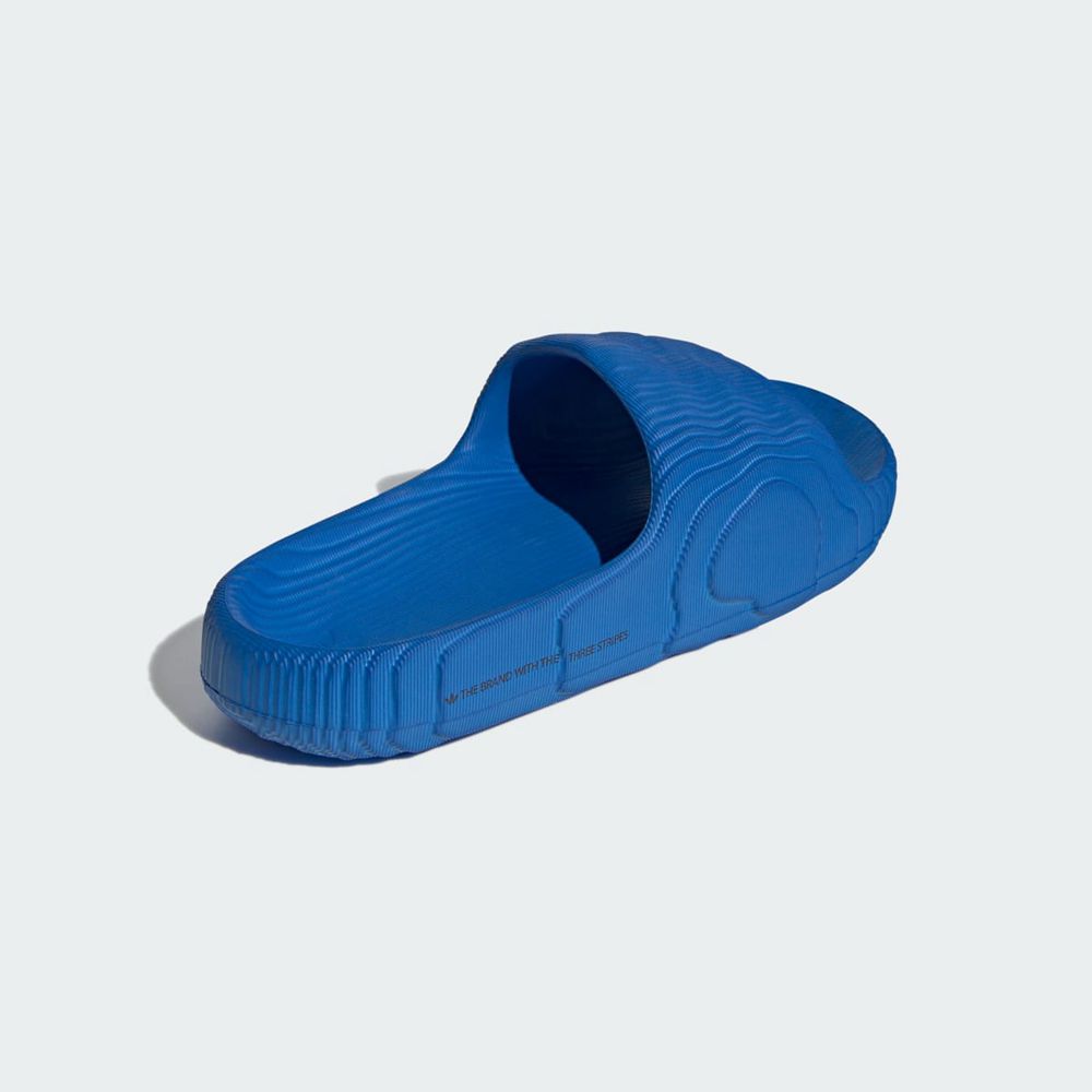 Claquette Adidas Adilette 22 Bleu Noir Homme | IQS-21281657