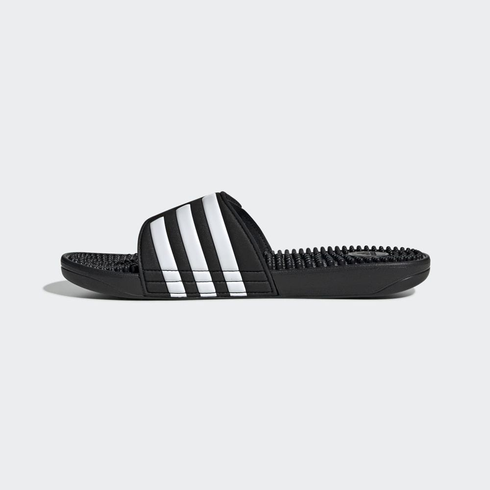 Claquette Adidas Adissage Noir Blanche Homme | REX-29882675