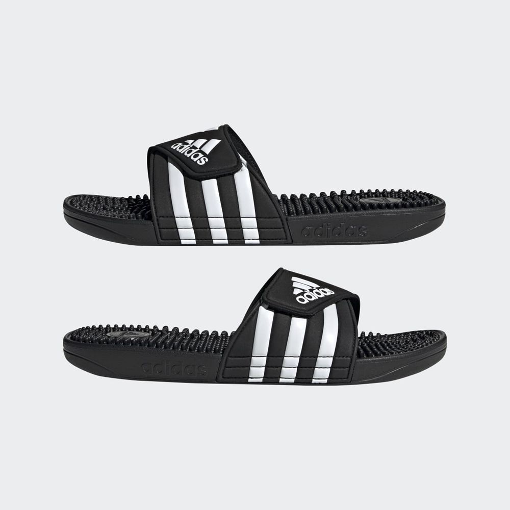 Claquette Adidas Adissage Noir Blanche Homme | REX-29882675