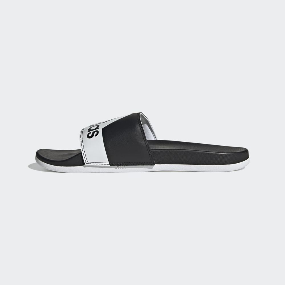 Claquette Adidas Adilette Comfort Noir Blanche Homme | GZS-18789515