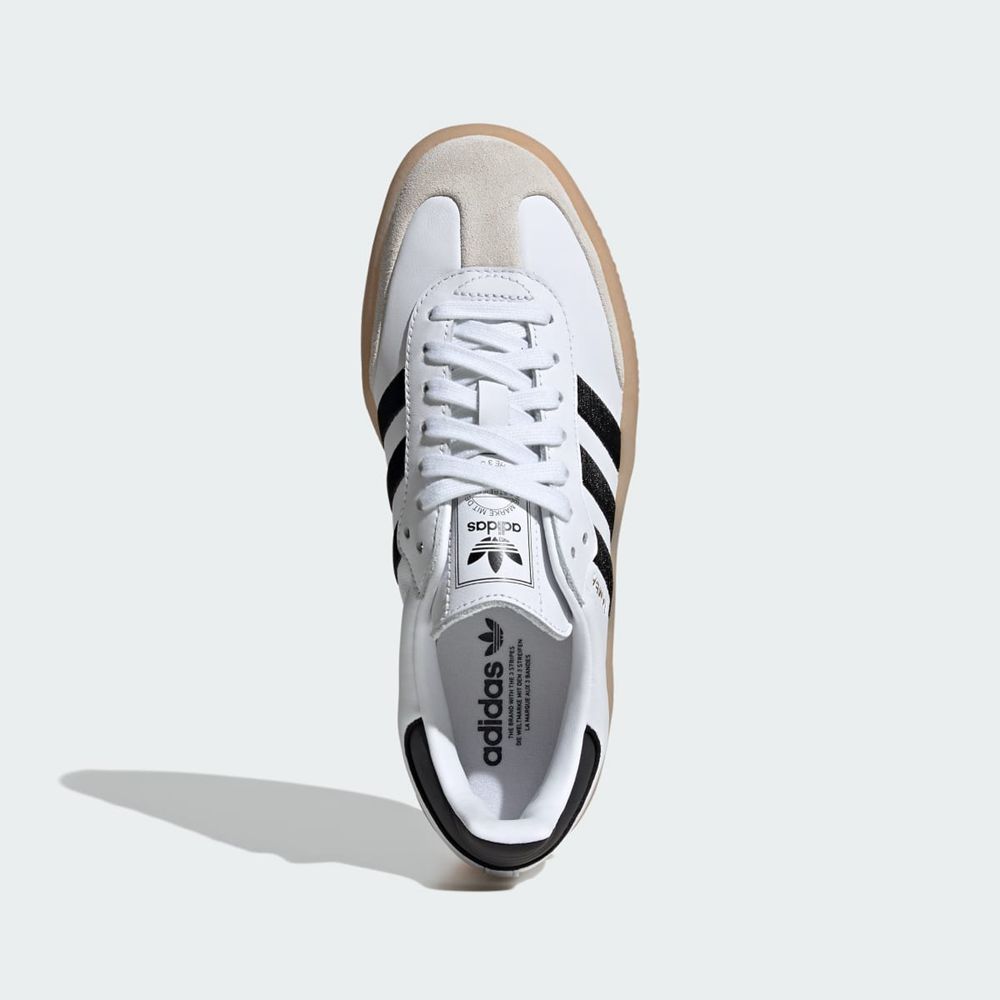 Chaussure Adidas Sambae Blanche Noir Homme | KIF-11032530