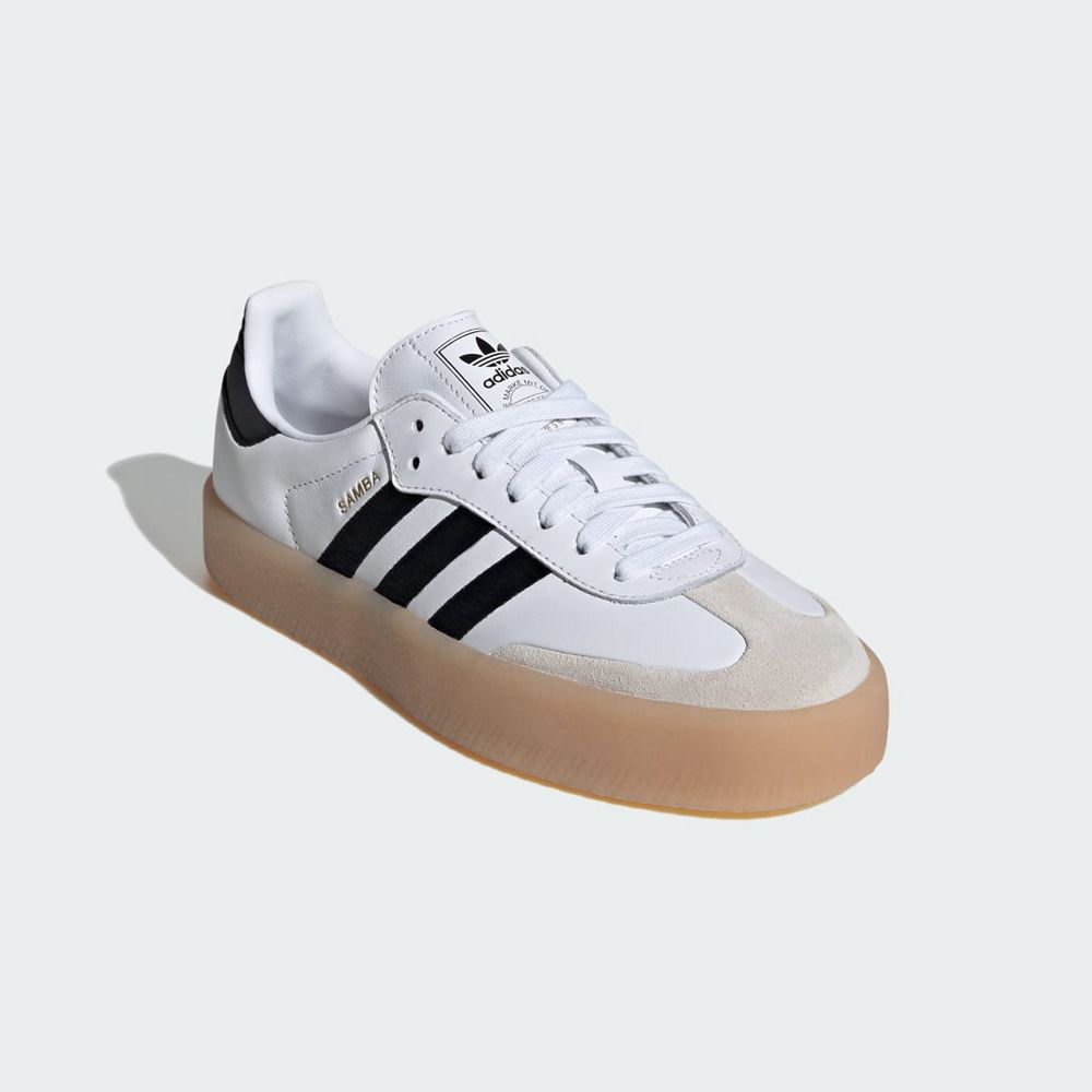 Chaussure Adidas Sambae Blanche Noir Homme | KIF-11032530