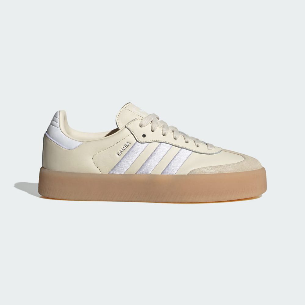 Chaussure Adidas Sambae Blanche Argent Homme | FUT-92599761