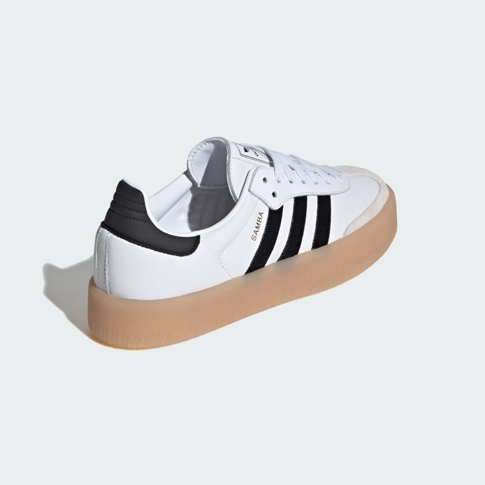 Chaussure Adidas Sambae Blanche Noir Homme | KIF-11032530