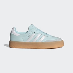 Chaussure Adidas Sambae Bleu Blanche Argent Homme | JQN-38402047