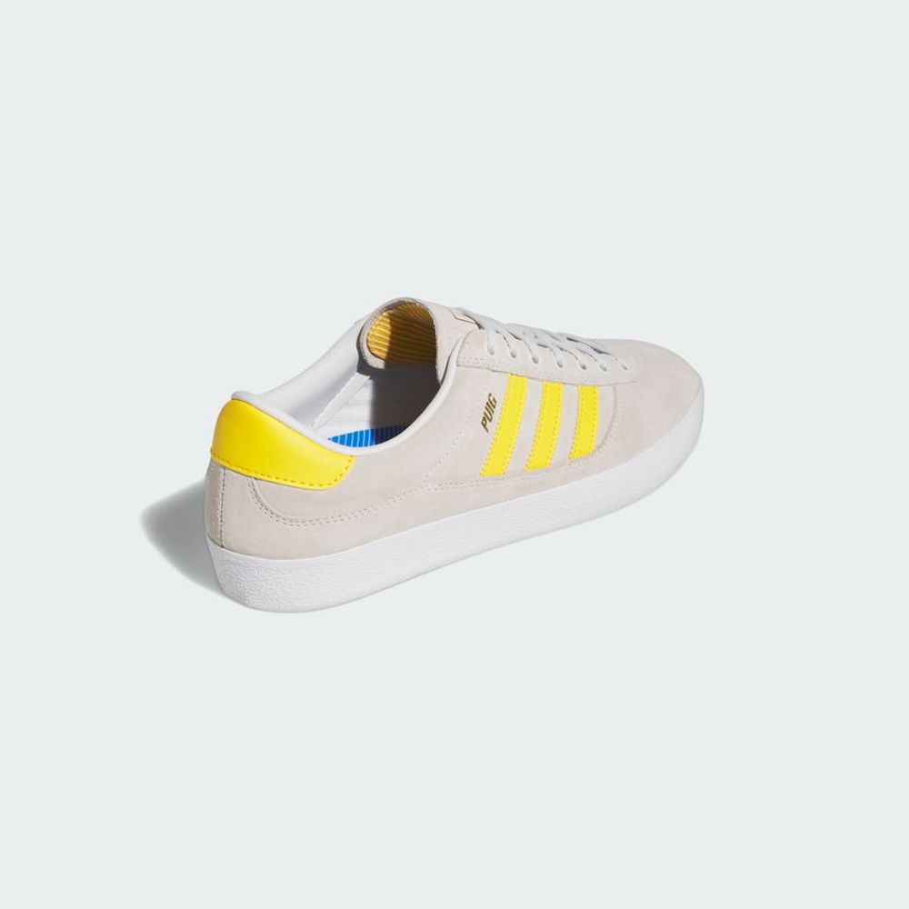 Chaussure Adidas Puig Blanche Doré Homme | TDL-75995188