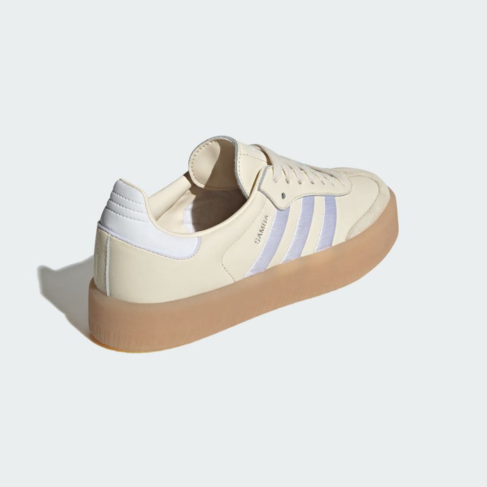 Chaussure Adidas Sambae Blanche Argent Homme | FUT-92599761