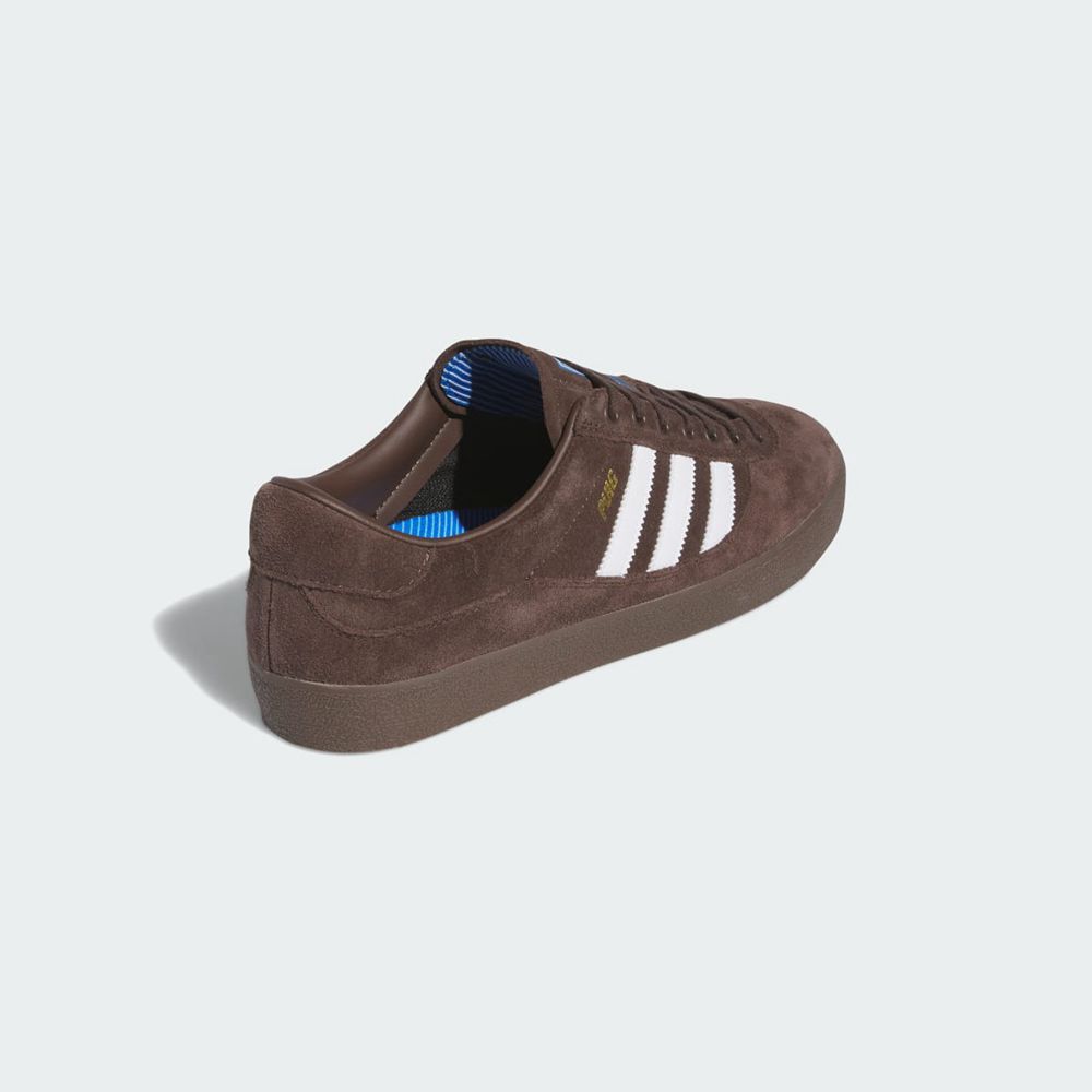 Chaussure Adidas Puig Marron Blanche Bleu Homme | BFP-68408011