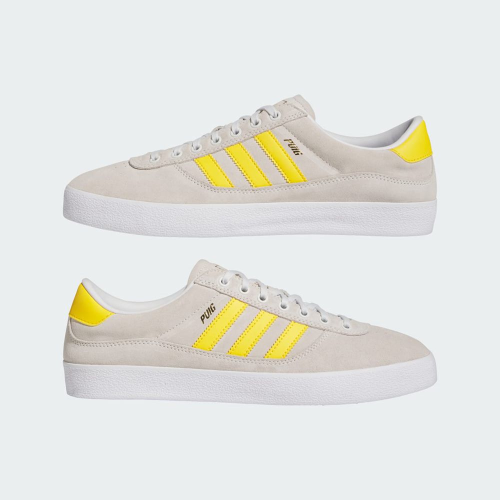 Chaussure Adidas Puig Blanche Doré Homme | TDL-75995188