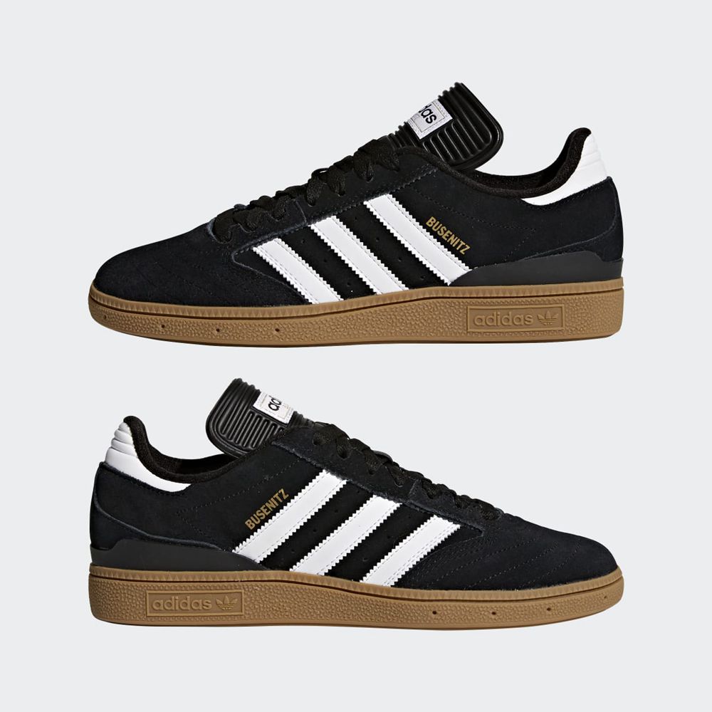 Chaussure Adidas Busenitz Pro Noir Blanche Doré Homme | KGC-97745008