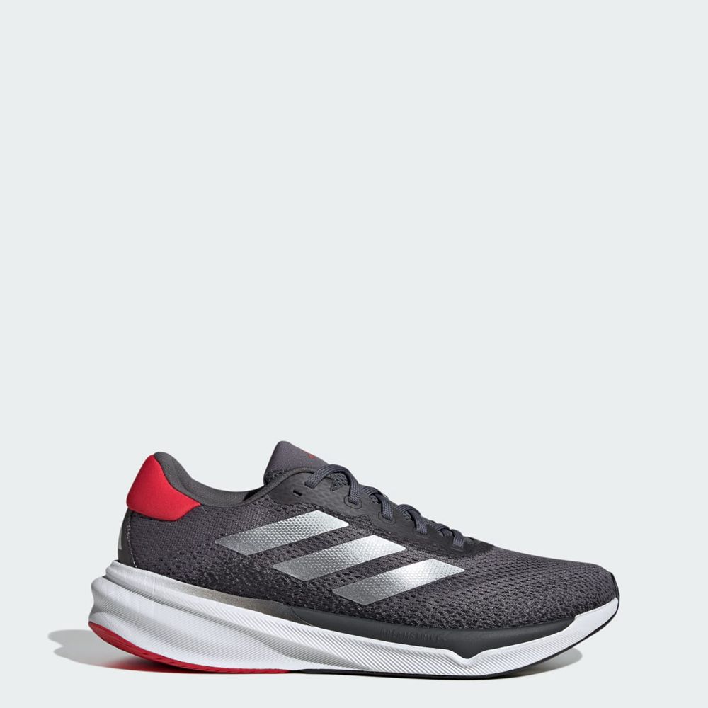 Chaussure Running Adidas Supernova Stride Grise Blanche Rouge Homme | NLS-56357108