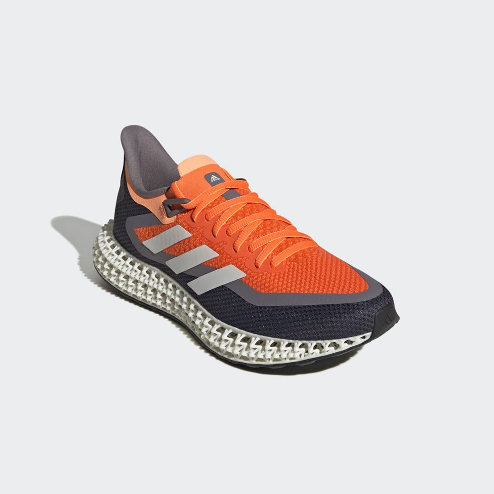 Chaussure Running Adidas 4DFWD 2 Orange Blanche Grise Homme | UBH-50610370