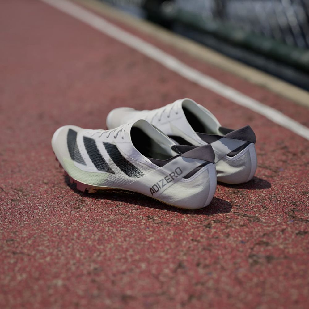 Chaussure Running Adidas Adizero Finesse Track & Field Blanche Noir Vert Homme | PPZ-95980639