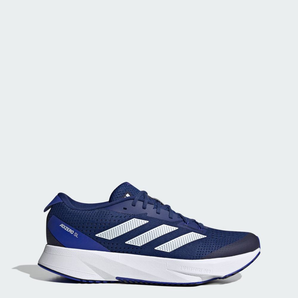 Chaussure Running Adidas Adizero SL Bleu Blanche Homme | NUS-69171927