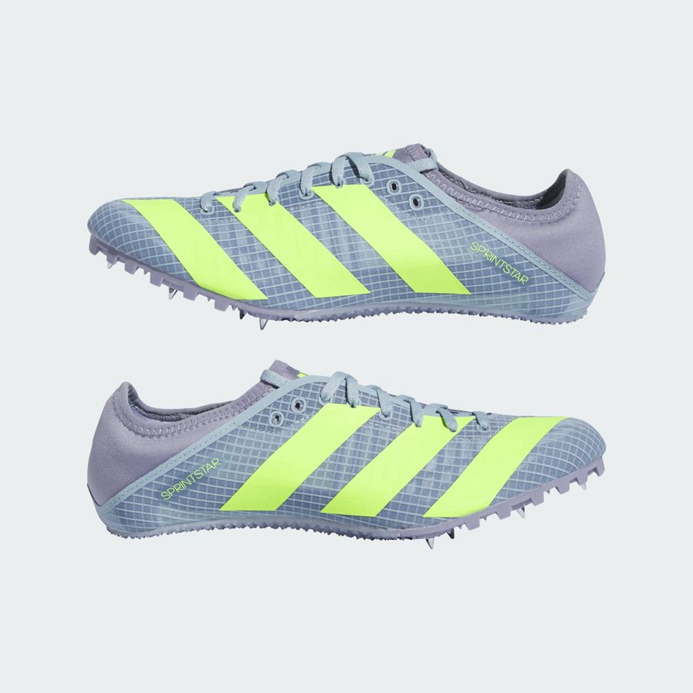 Chaussure Running Adidas Sprintstar Bleu Vert Violette Homme | SBS-66410806