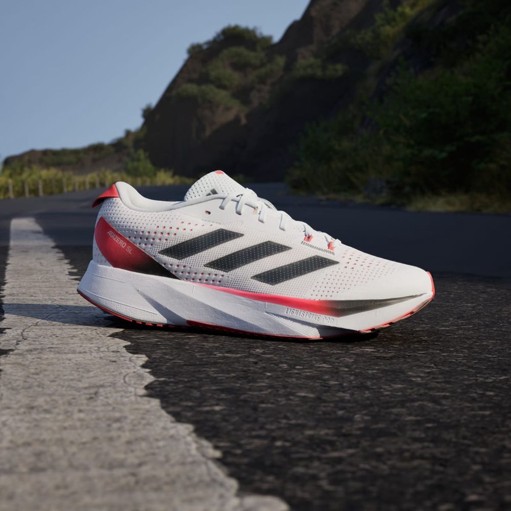 Chaussure Running Adidas Adizero SL Blanche Noir Rouge Homme | ODL-70969138