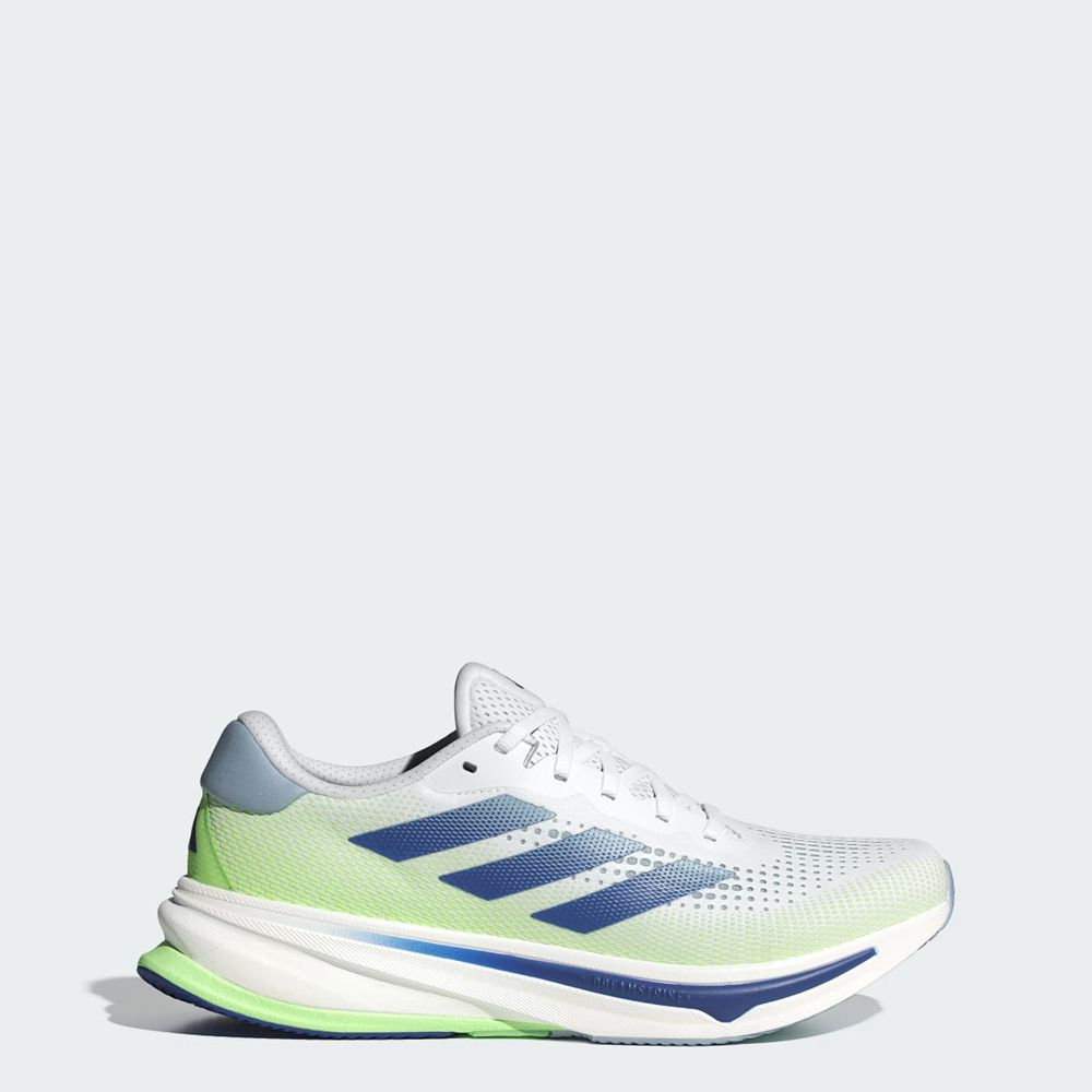 Chaussure Running Adidas Supernova Rise Blanche Bleu Vert Homme | IFT-42116186