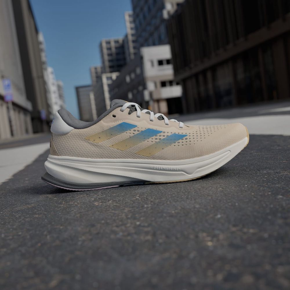 Chaussure Running Adidas Supernova Rise Move For The Planet Beige Bleu Jaune Homme | ULX-41980916