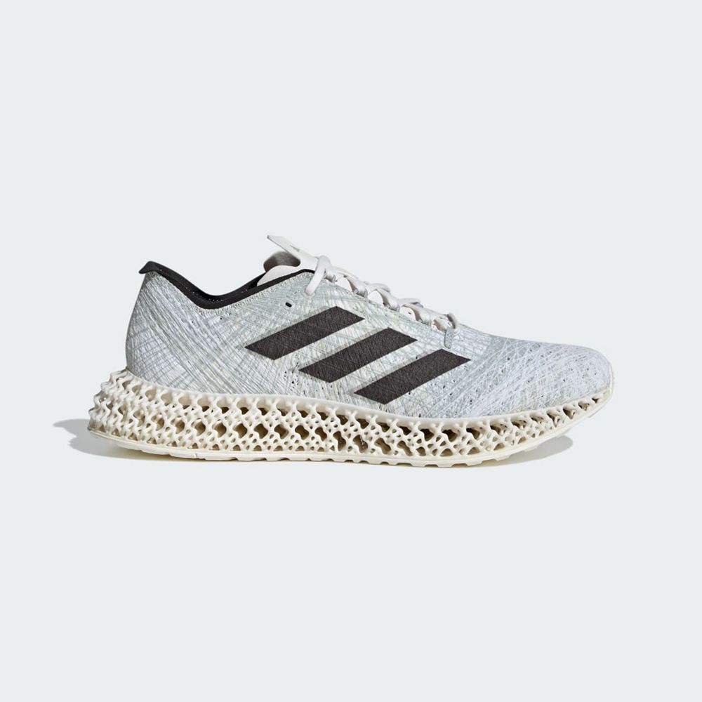 Chaussure Running Adidas 4DFWD x Strung Blanche Grise Argent Homme | NCW-61742080