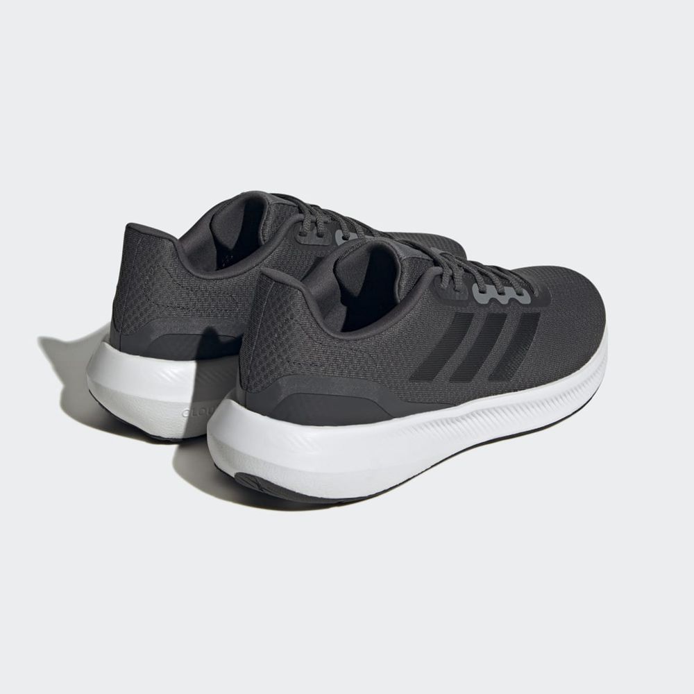 Chaussure Running Adidas Runfalcon Wide 3 Grise Noir Grise Homme | ZHJ-32635689