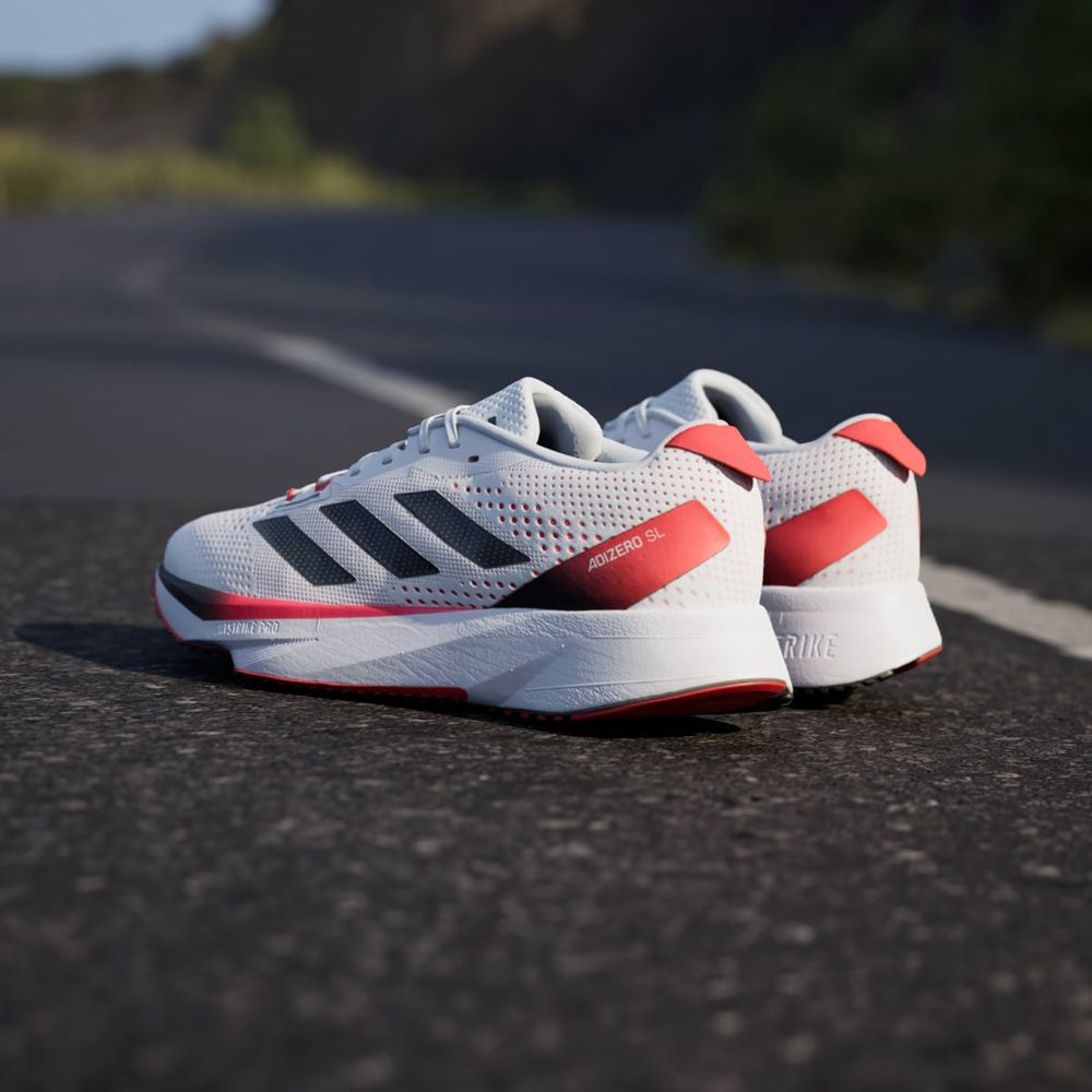 Chaussure Running Adidas Adizero SL Blanche Noir Rouge Homme | ODL-70969138