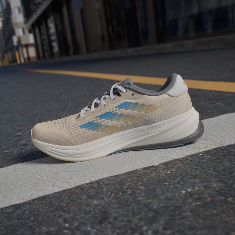 Chaussure Running Adidas Supernova Rise Move For The Planet Beige Bleu Jaune Homme | ULX-41980916