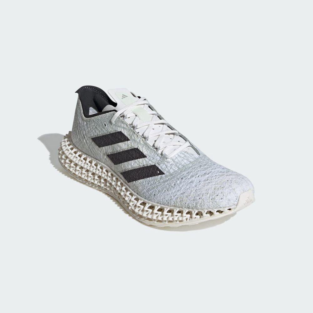 Chaussure Running Adidas 4DFWD x Strung Blanche Grise Argent Homme | NCW-61742080