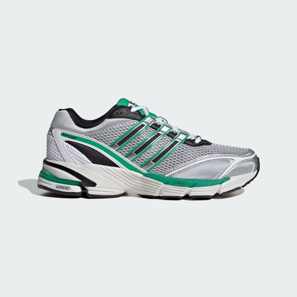 Chaussure Running Adidas Supernova Cushion 7 Argent Noir Vert Homme | UCT-18511688