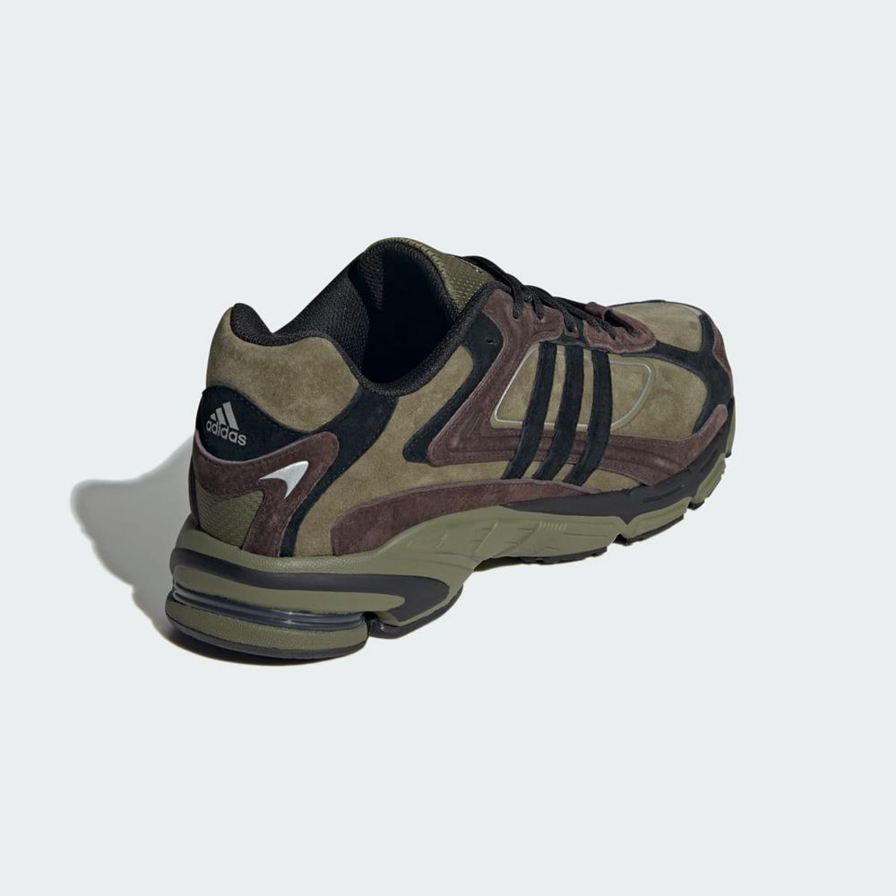 Chaussure Running Adidas Response CL Vert Olive Noir Marron Homme | FVO-30549990