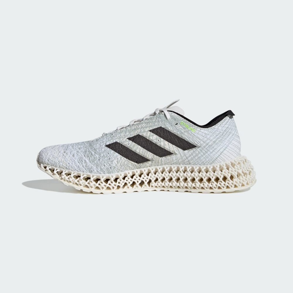 Chaussure Running Adidas 4DFWD x Strung Blanche Grise Argent Homme | NCW-61742080