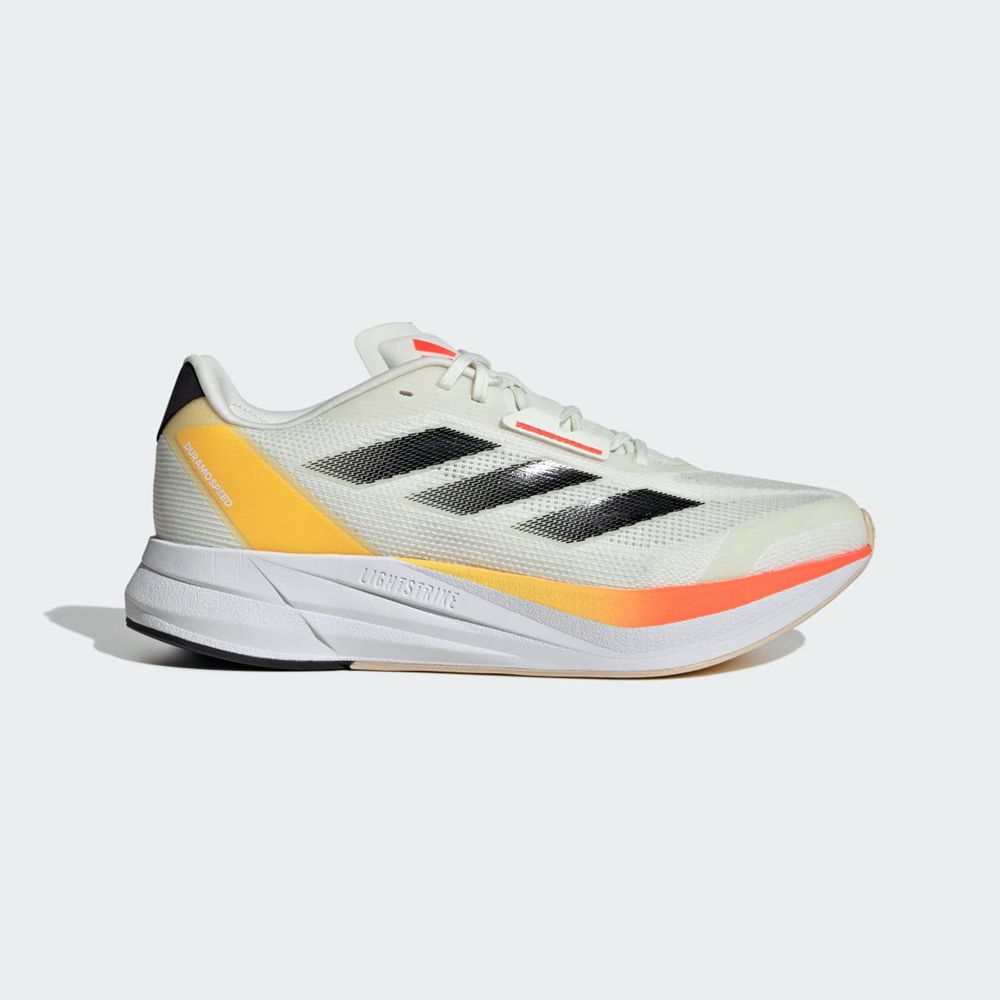 Chaussure Running Adidas Duramo Speed Blanche Noir Rouge Homme | MYD-91884697