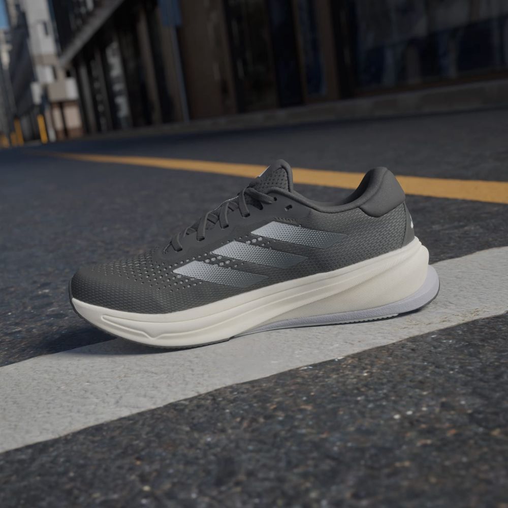 Chaussure Running Adidas Supernova Rise Noir Blanche Grise Homme | TUN-71556609