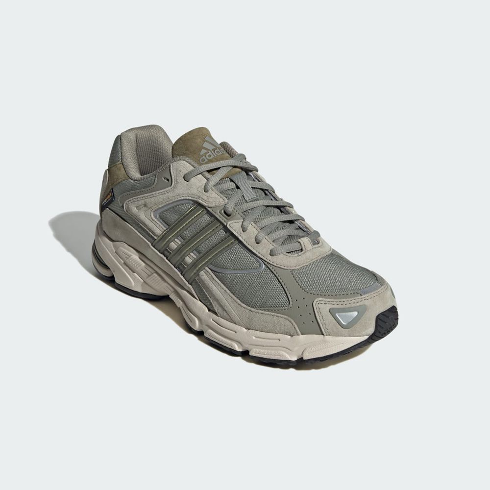 Chaussure Running Adidas Response CL Argent Vert Olive Beige Homme | DZD-49664359