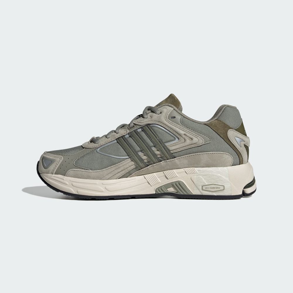 Chaussure Running Adidas Response CL Argent Vert Olive Beige Homme | DZD-49664359