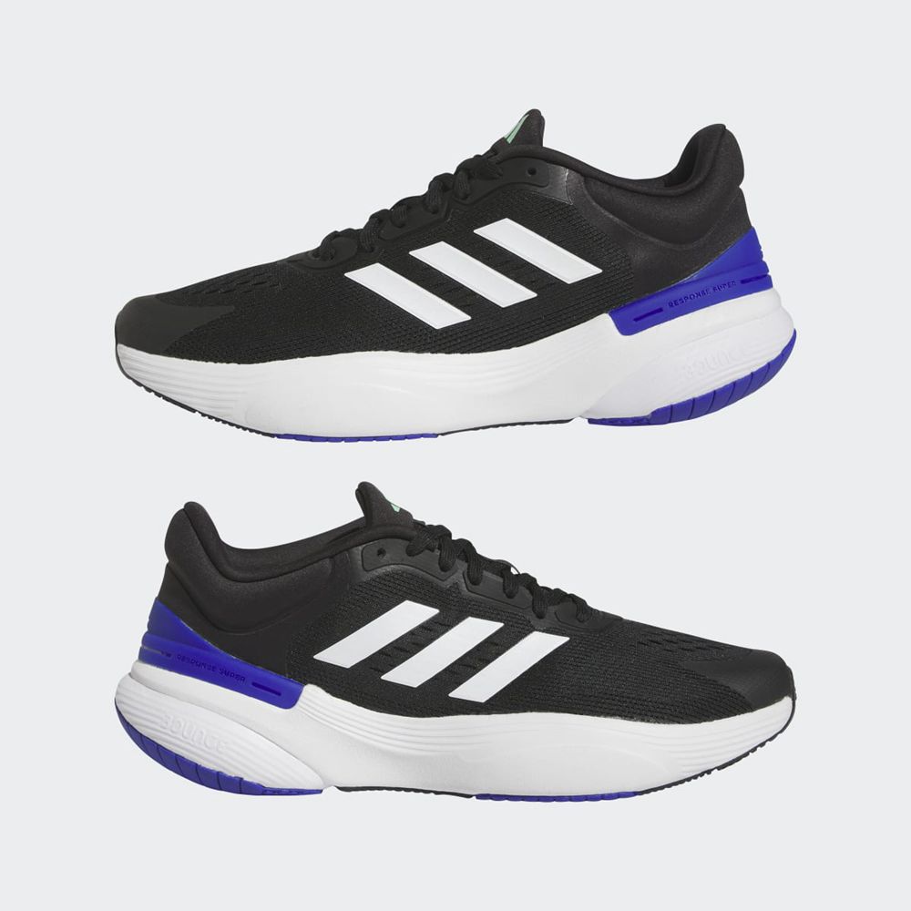 Chaussure Running Adidas Response Super 3.0 Noir Blanche Vert Homme | QCW-32804898