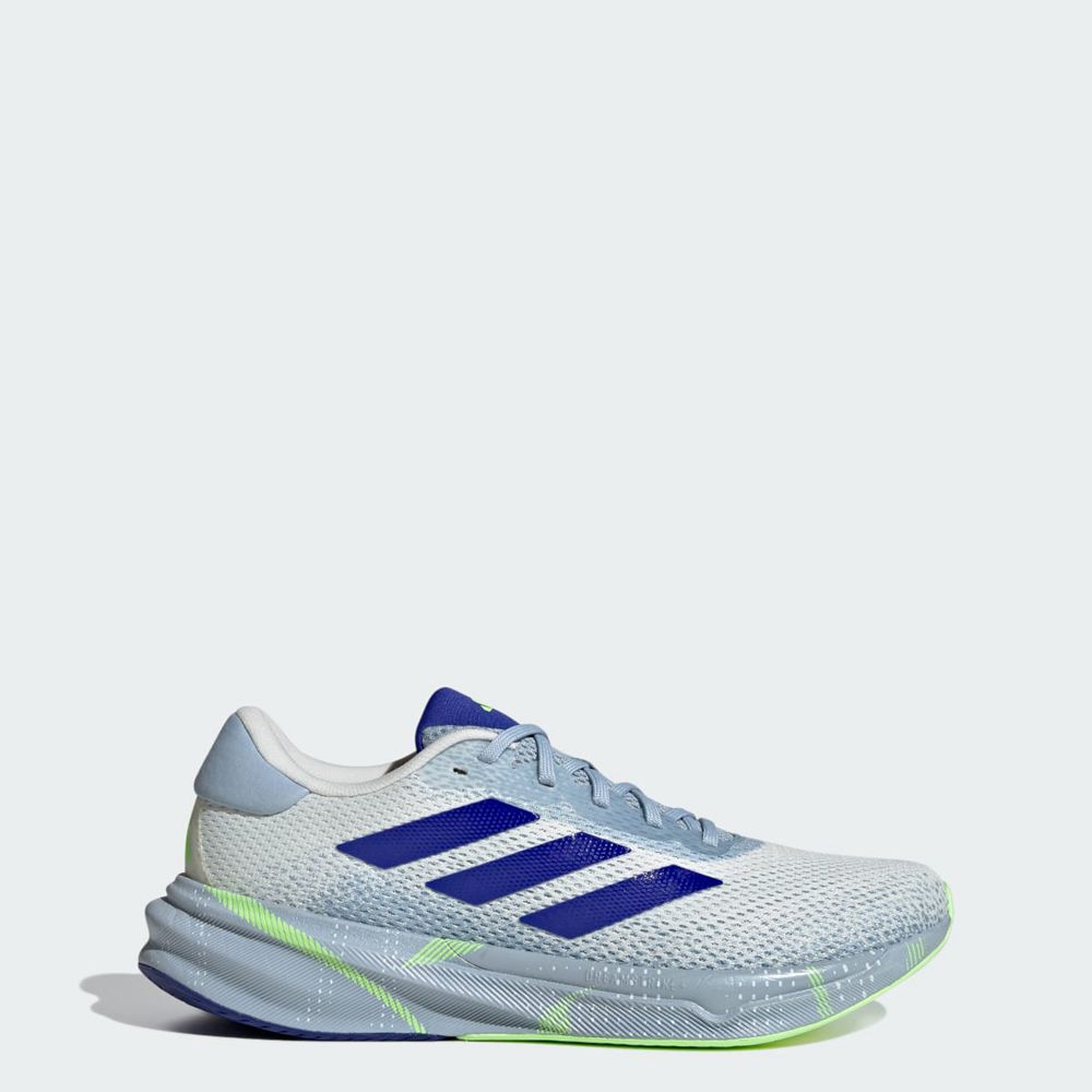 Chaussure Running Adidas Supernova Stride Blanche Bleu Vert Homme | LXE-07071736