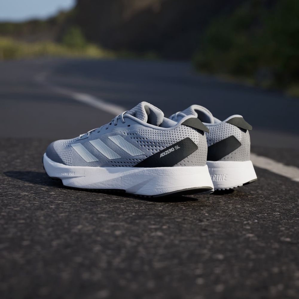 Chaussure Running Adidas Adizero SL Argent Blanche Grise Homme | BSF-48871370